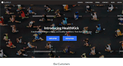 Desktop Screenshot of health-kick.com